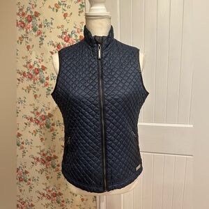 Noel Asmar Midnight Blue Quilted Vest